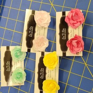 Paper Flower Post Earrings